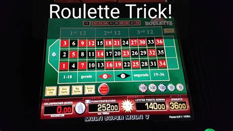 automaten roulette tricks